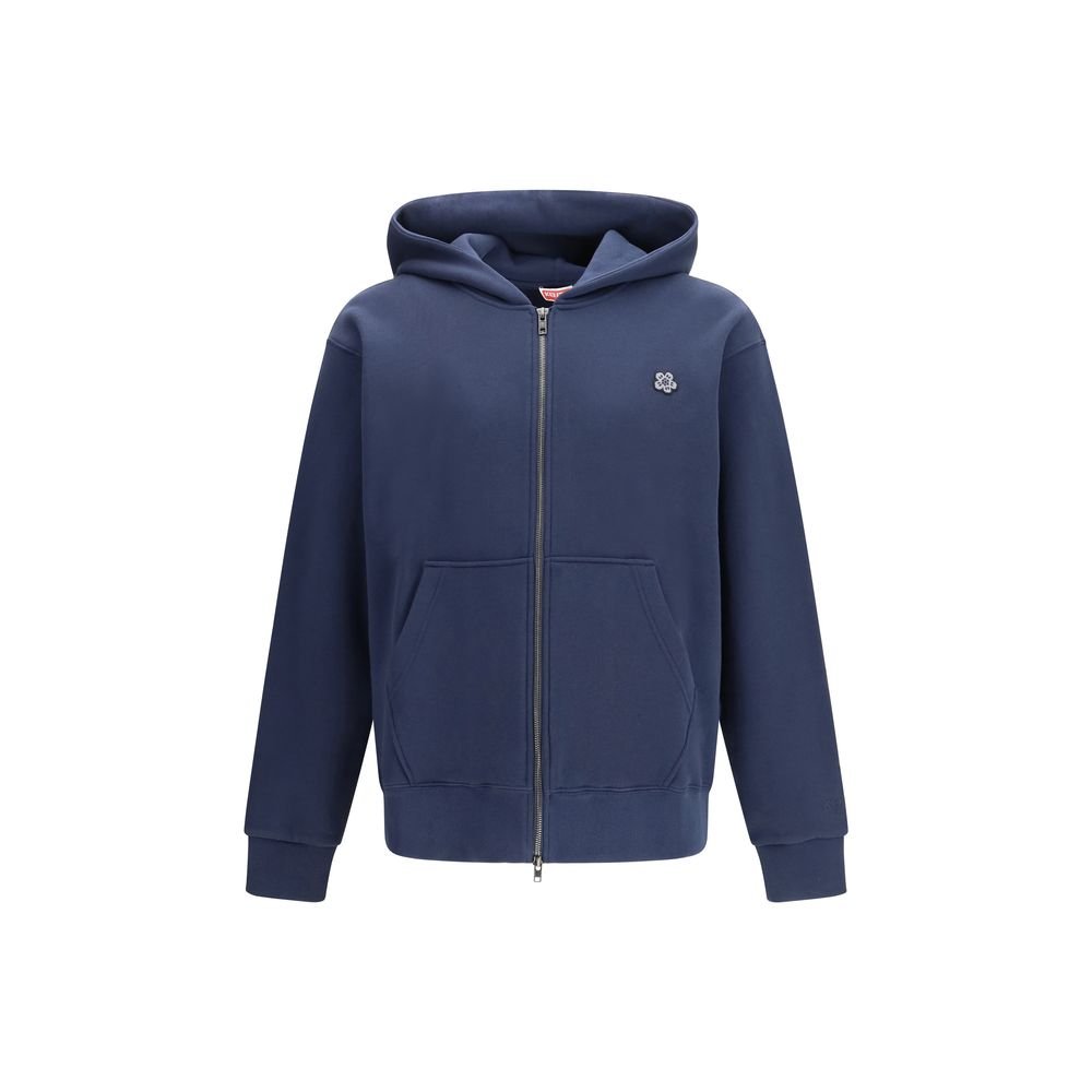 Blue Cotton Sweatshirt - TIZZIL