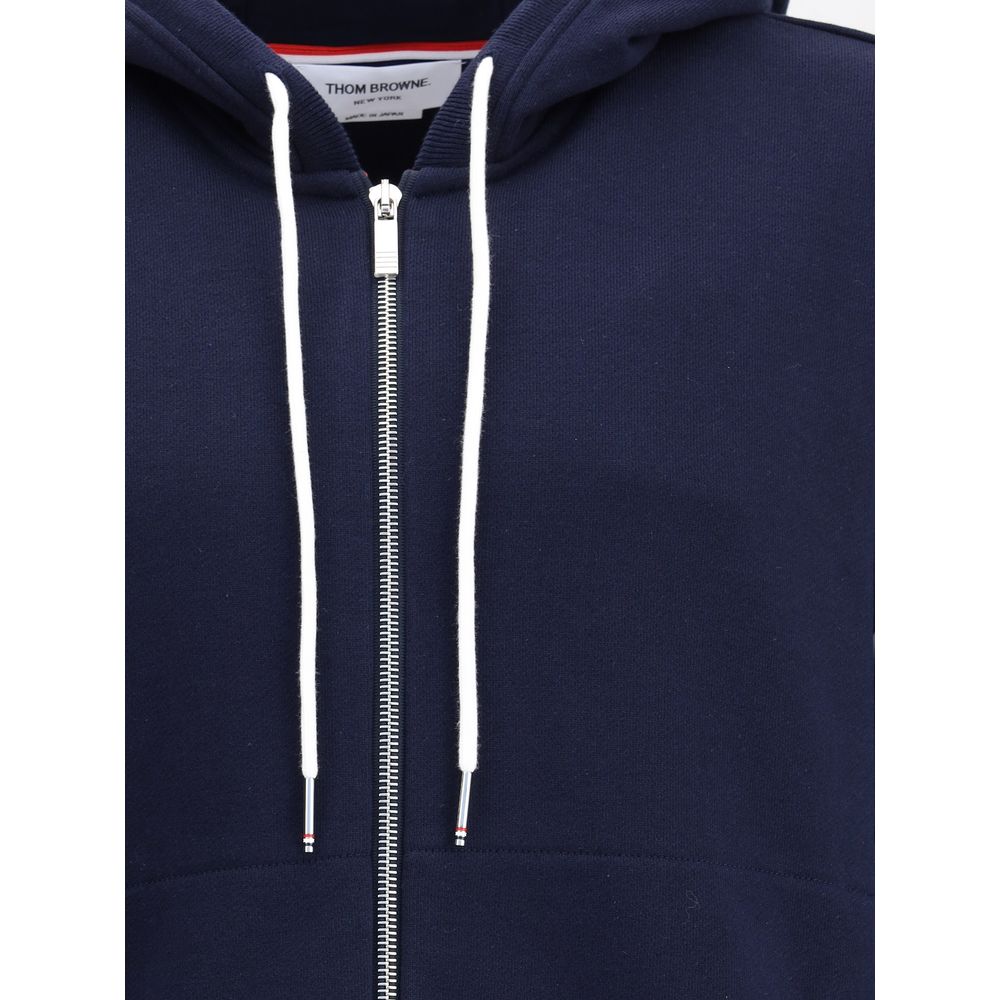 Blue Cotton Sweatshirt - TIZZIL