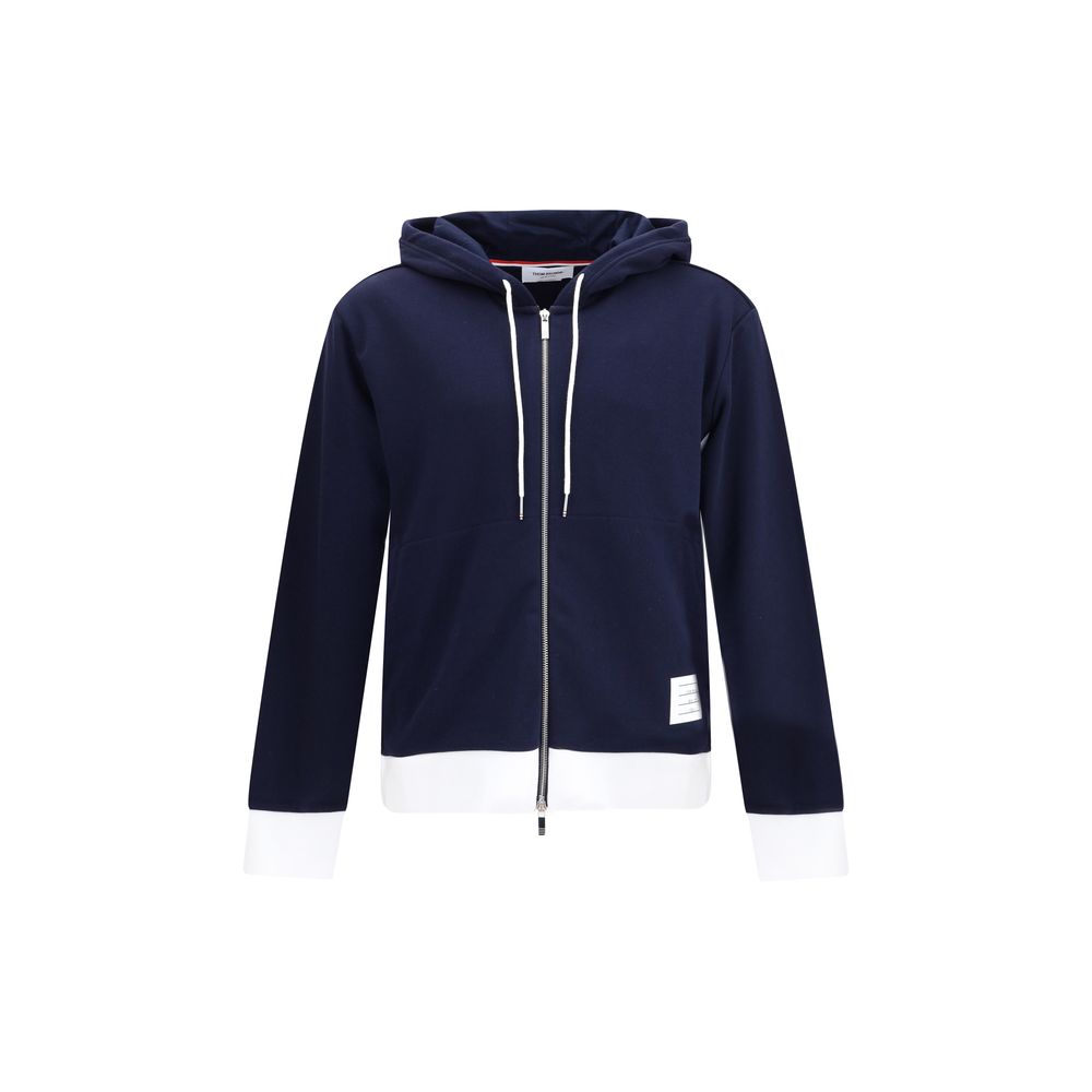 Blue Cotton Sweatshirt - TIZZIL