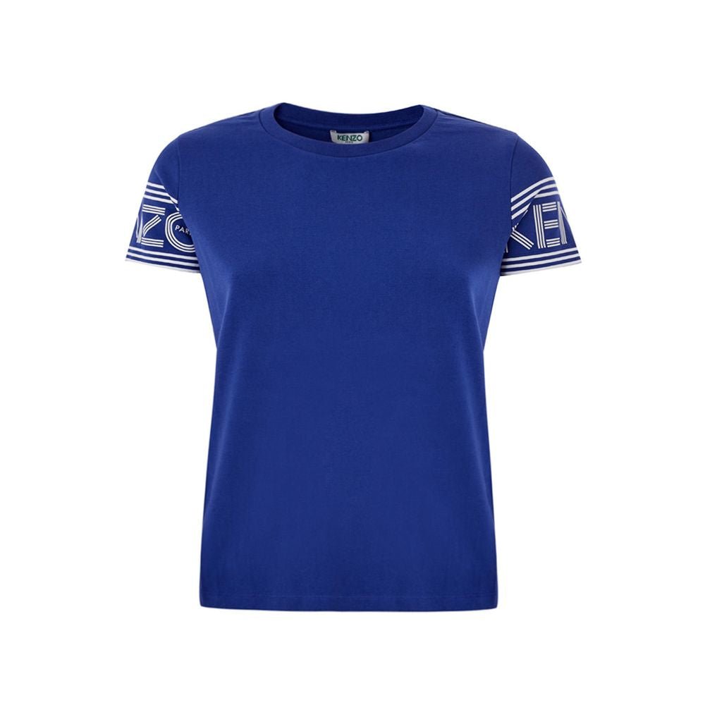 Blue Cotton T-Shirt - TIZZIL