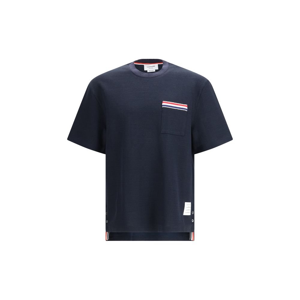 Blue Cotton T-Shirt - TIZZIL