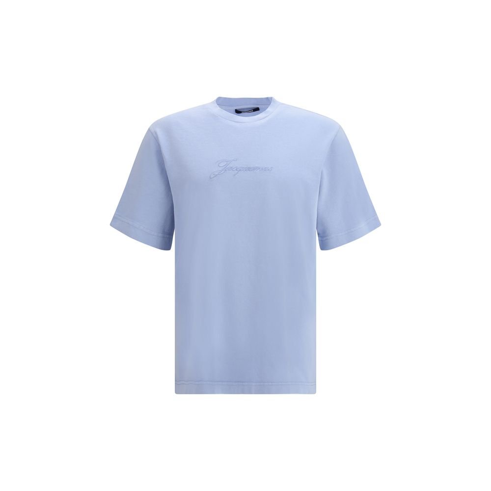Blue Cotton T-Shirt - TIZZIL