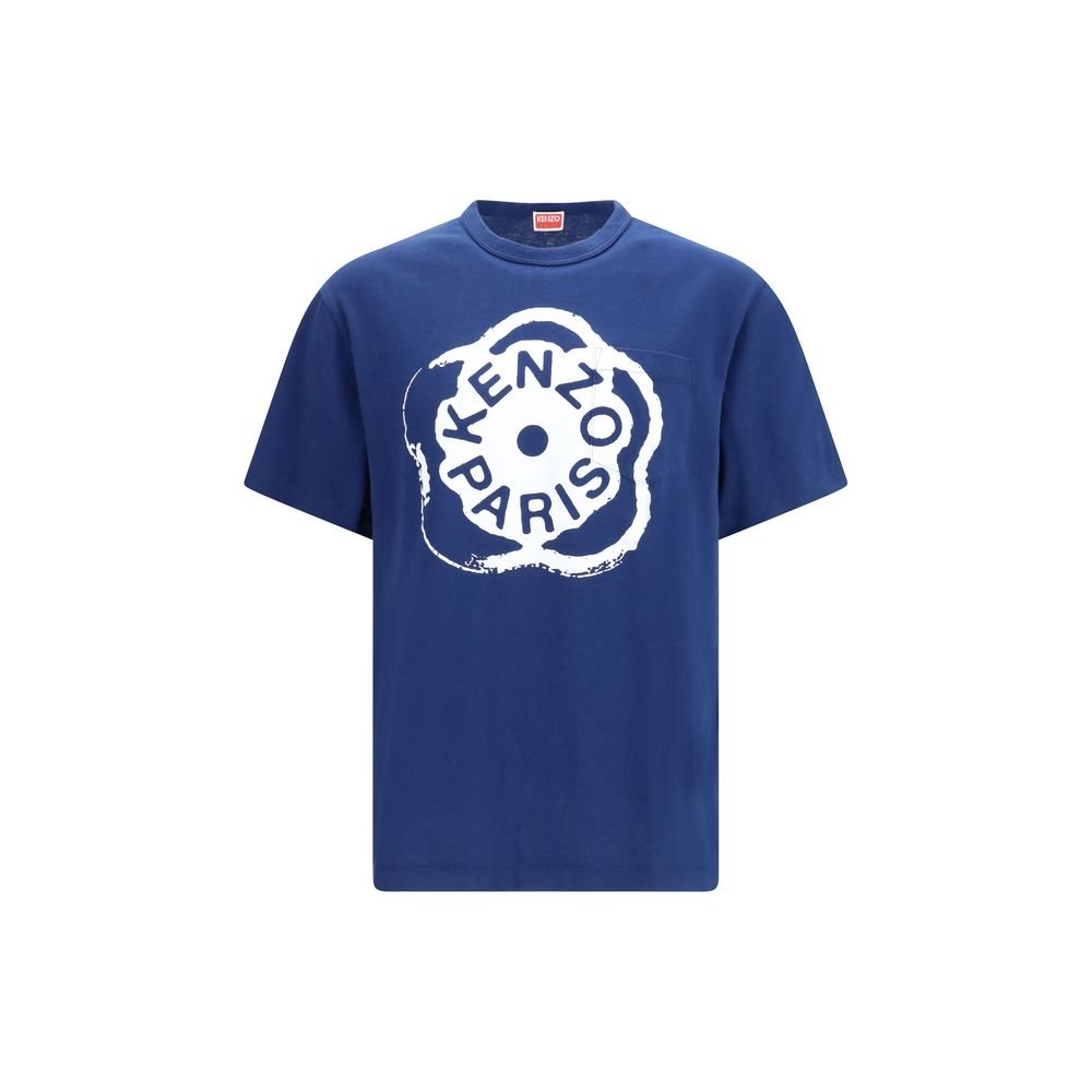 Blue Cotton T-Shirt - TIZZIL