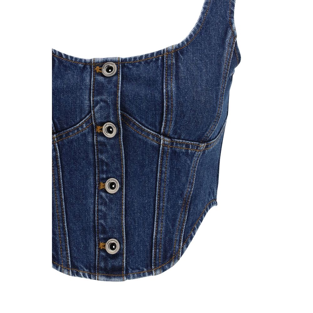 Blue Cotton Top - TIZZIL