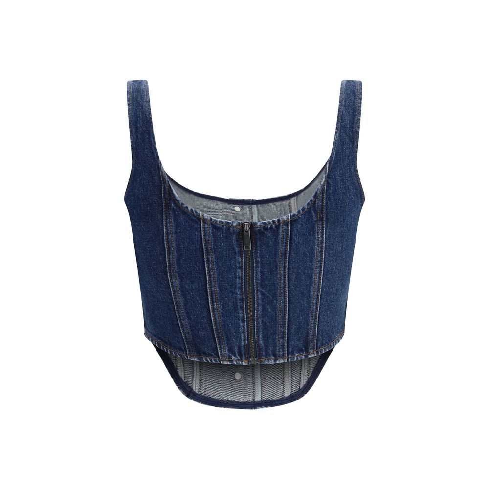 Blue Cotton Top - TIZZIL