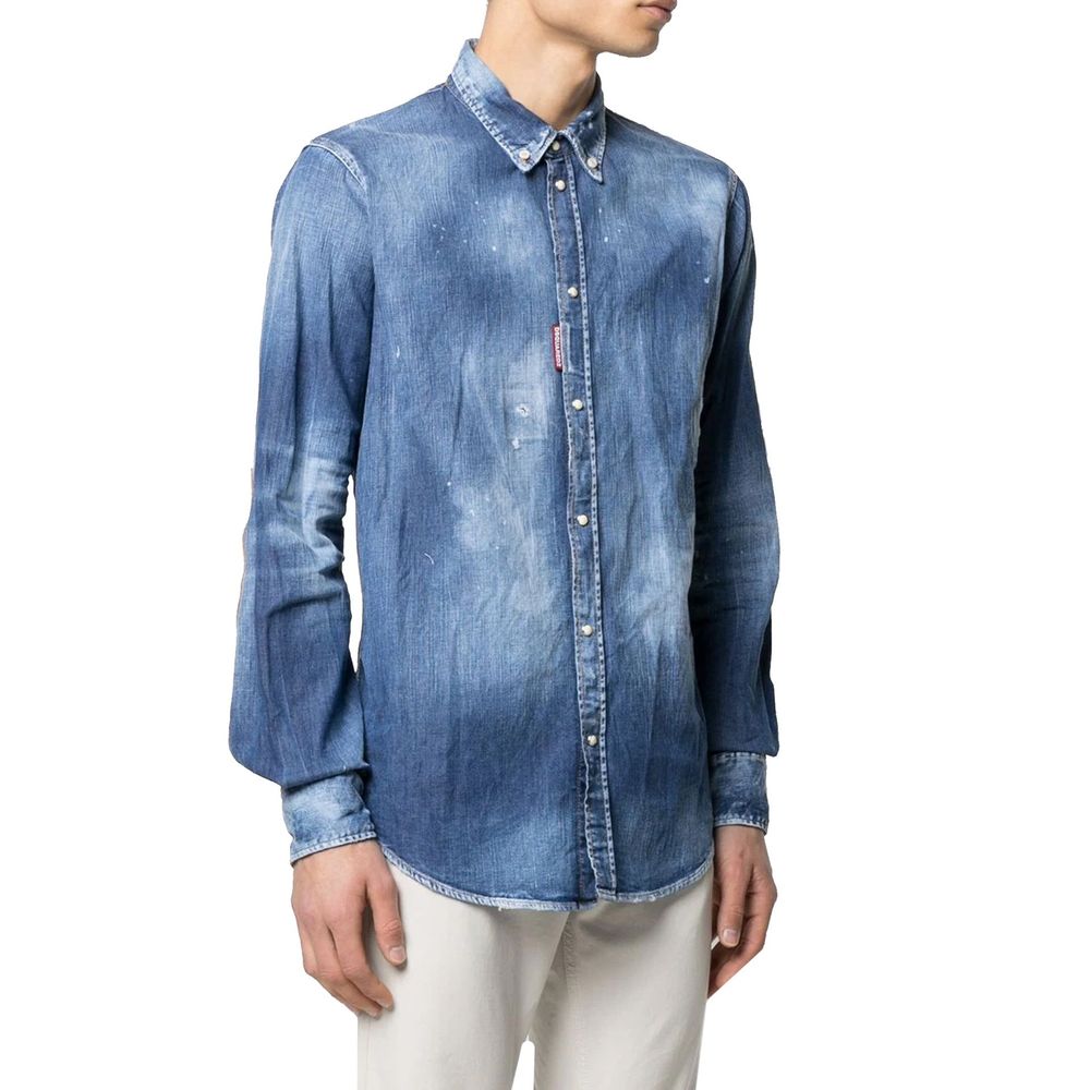 Blue Denim Shirt - TIZZIL
