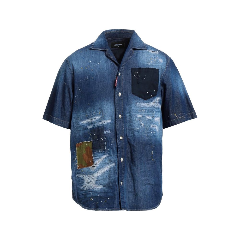 Blue Denim Shirt - TIZZIL