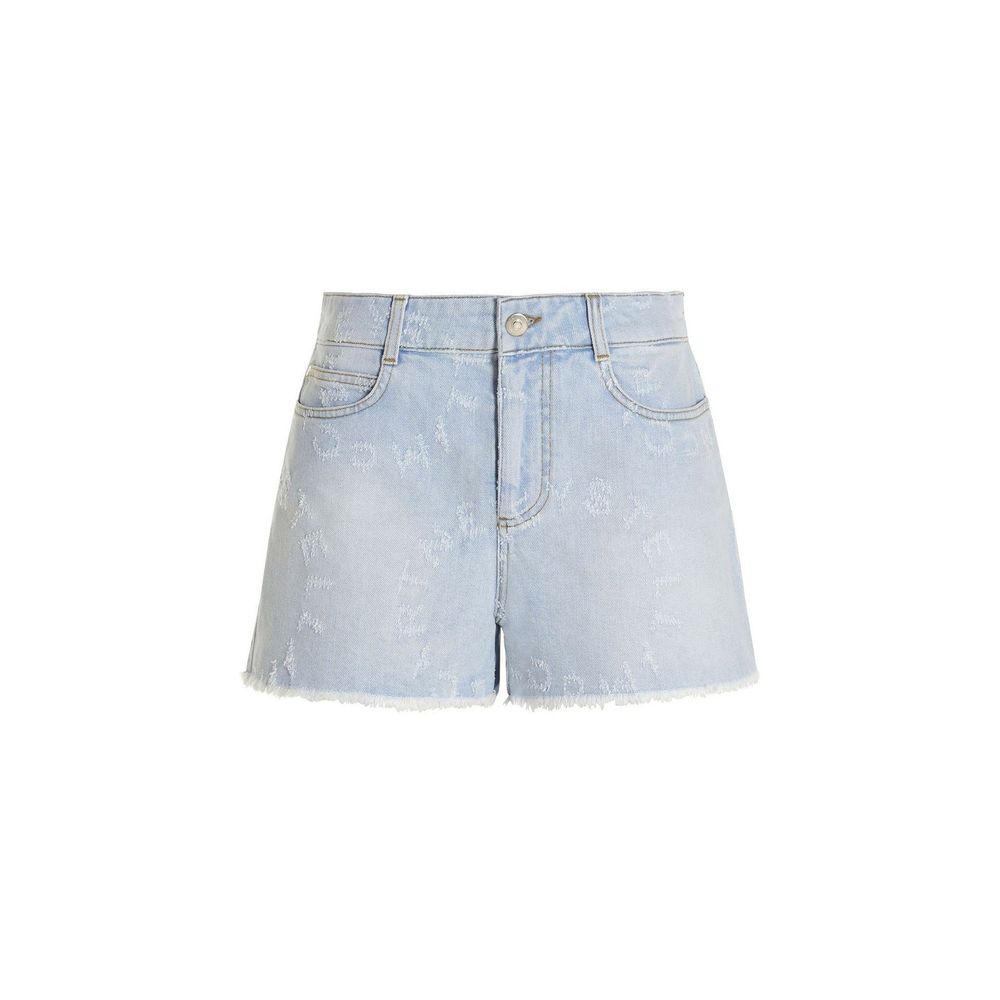 Blue Denim Shorts - TIZZIL