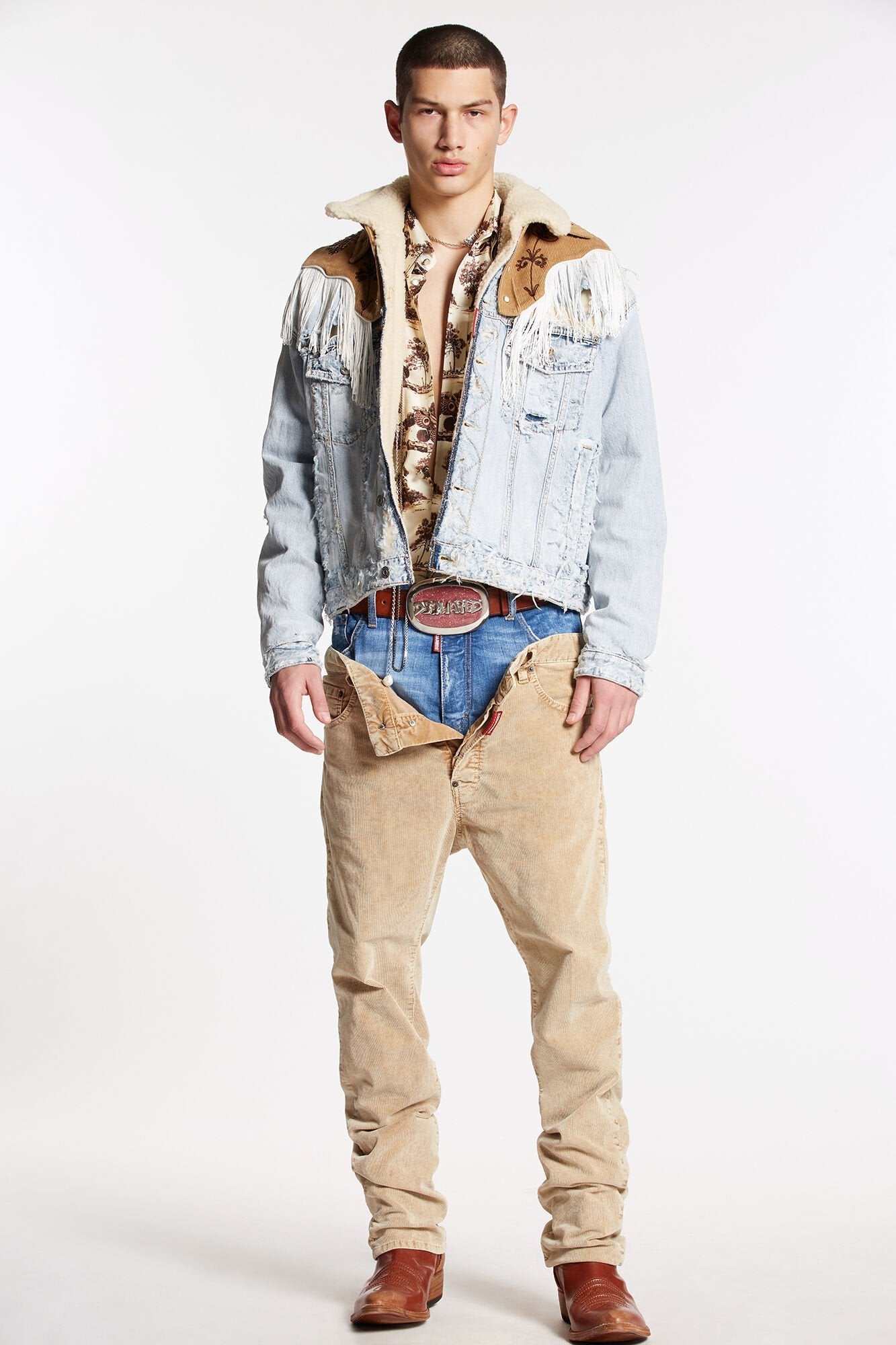 Blue Fibres Denim Jacket - TIZZIL