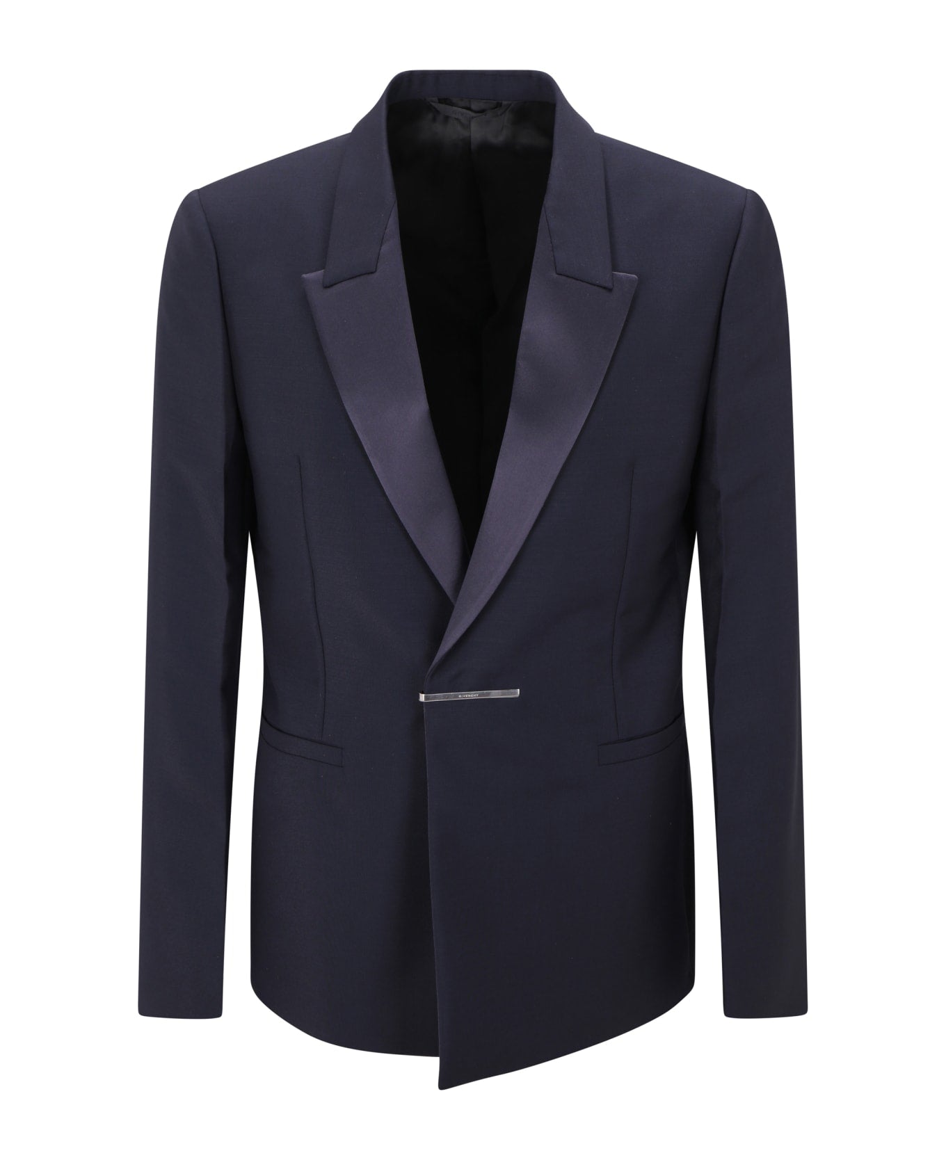 Blue Fibres Jackets And Coat - TIZZIL