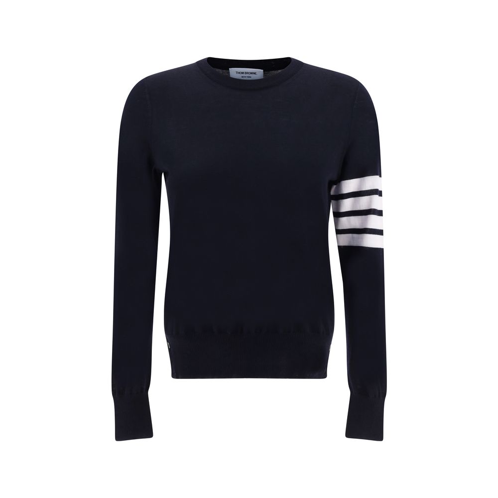 Blue Fleece Wool Sweatshirt - TIZZIL