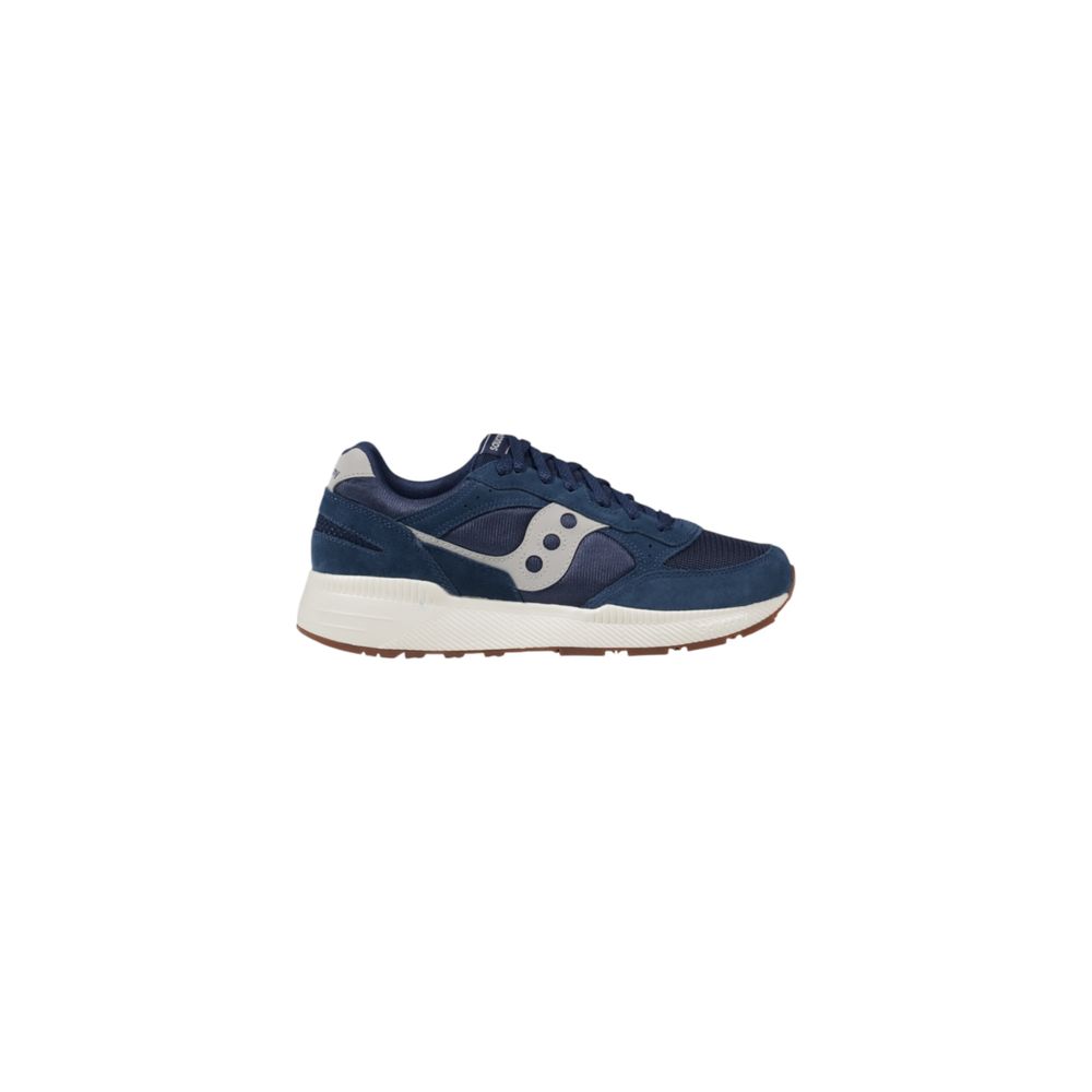 Blue Leather Athletic Sneakers - TIZZIL