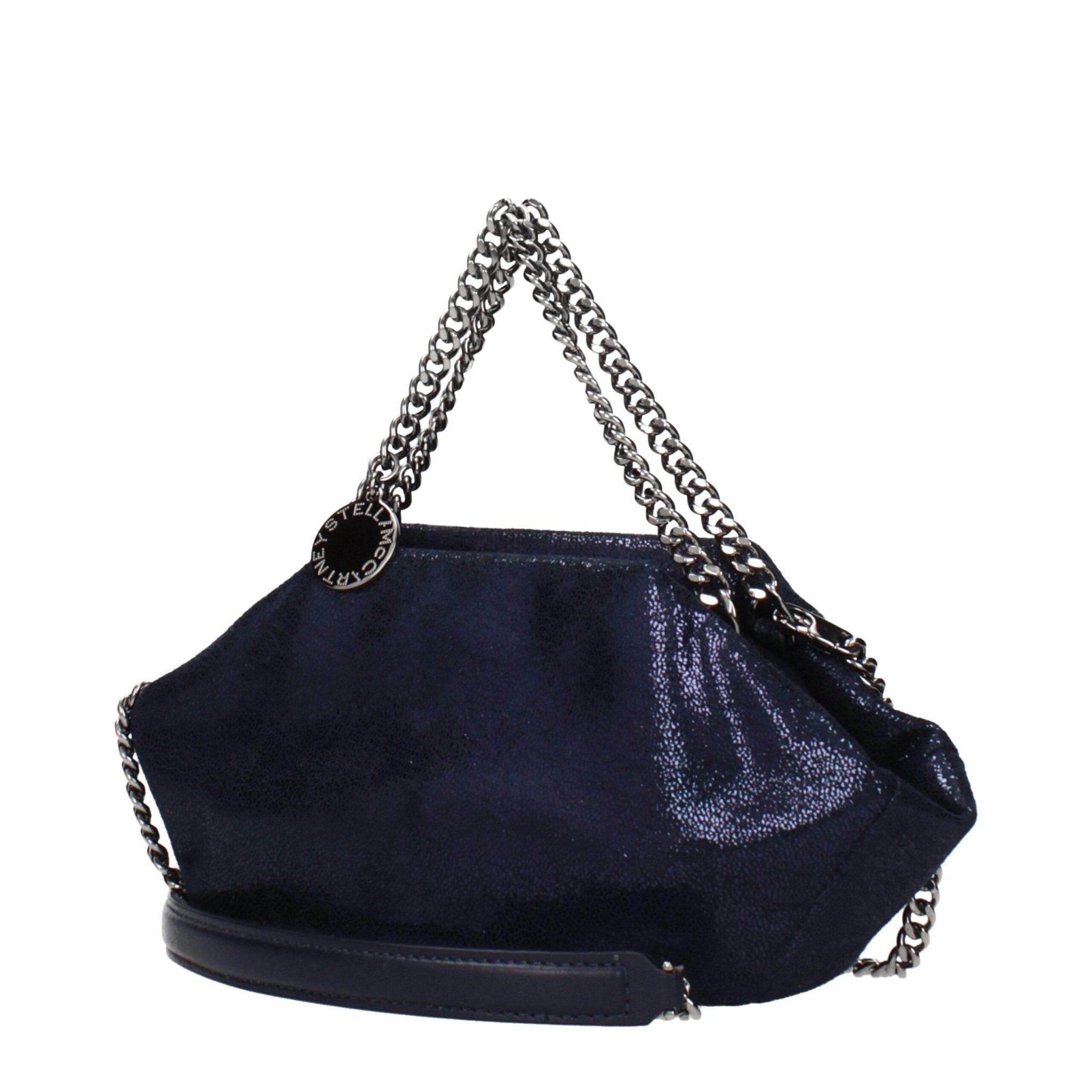 Blue Leather Handbag - TIZZIL