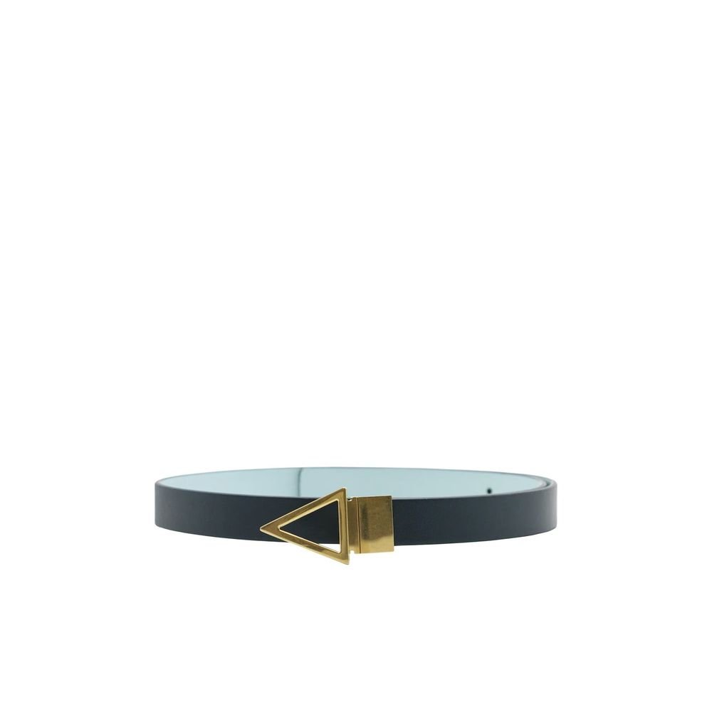Blue Leather Regular Belt - TIZZIL