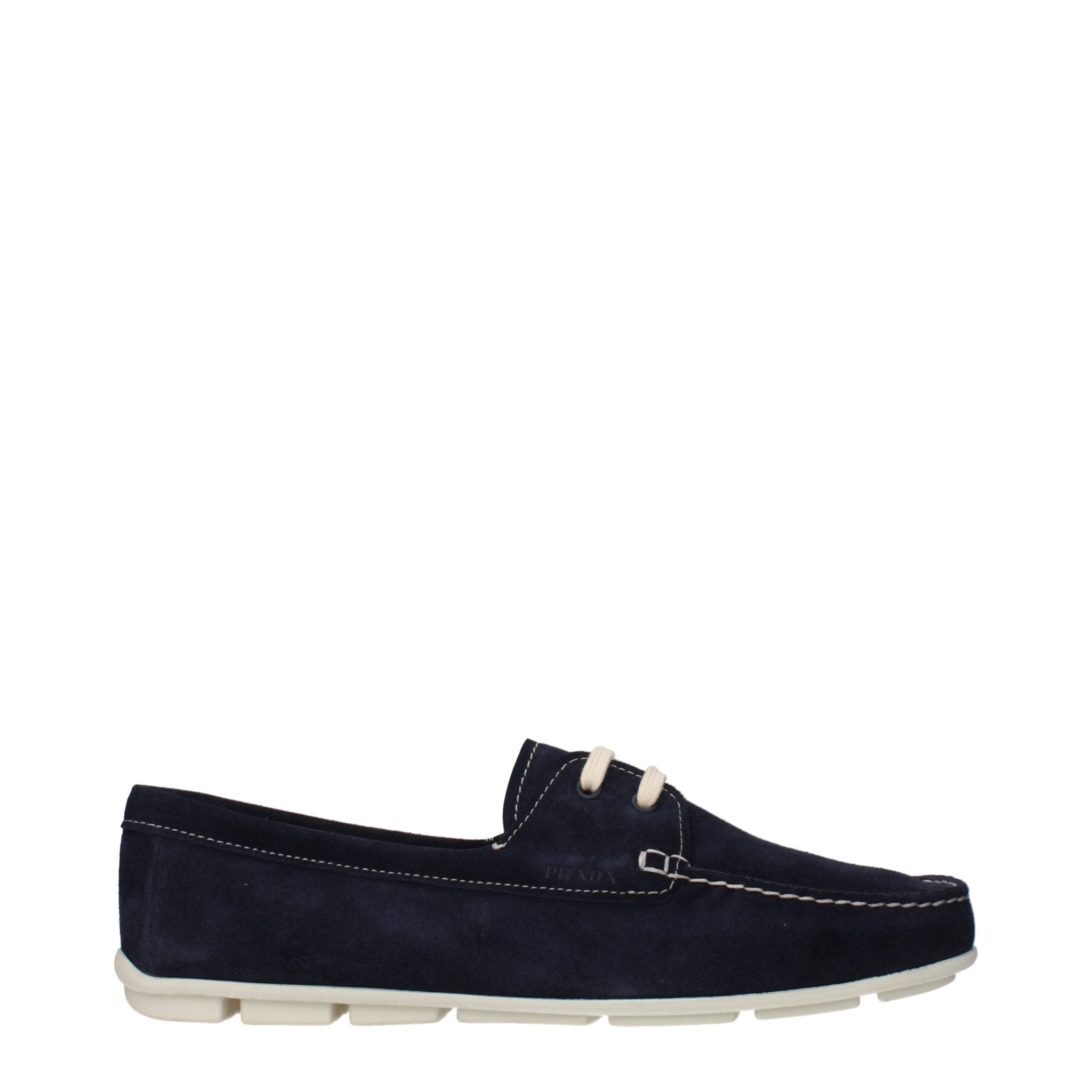 Blue Leather Slip - On Loafers - TIZZIL