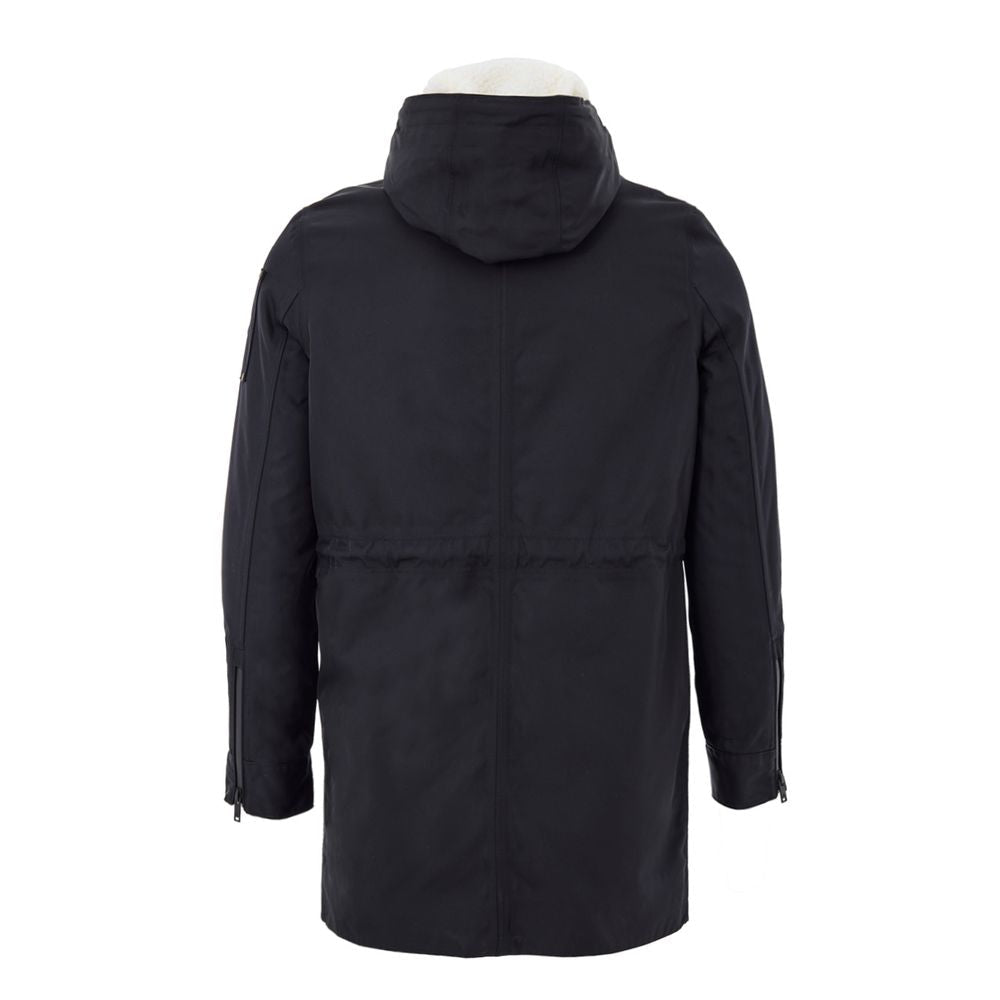 Blue Nylon Parka - TIZZIL