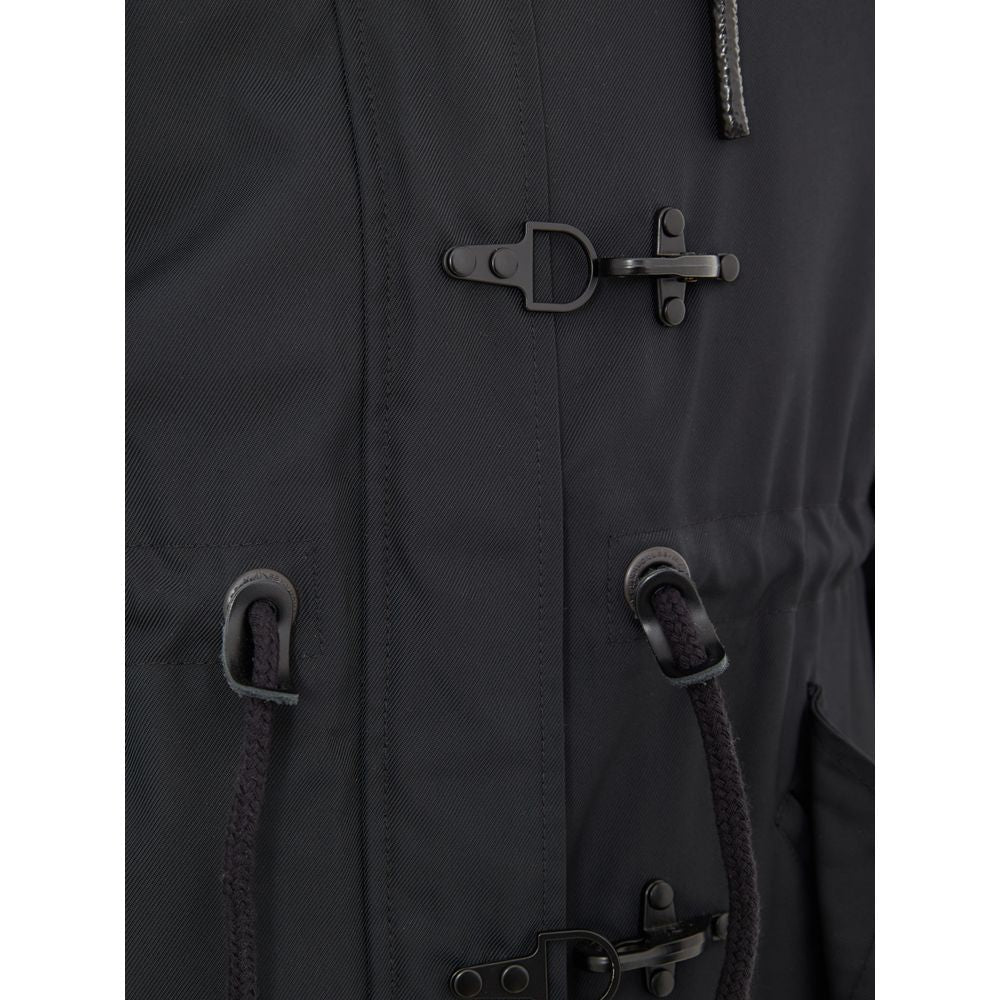 Blue Nylon Parka - TIZZIL