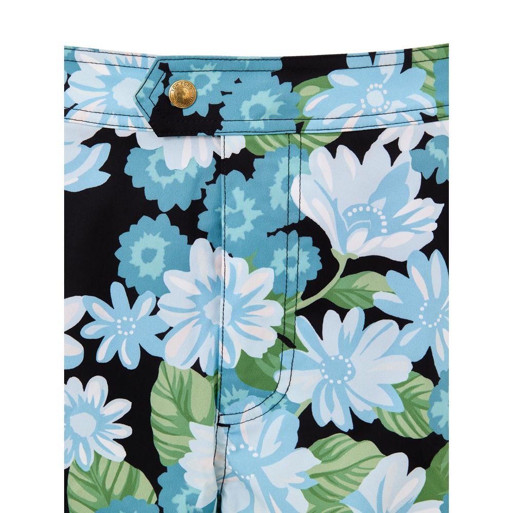 Blue Polyamide Swim Shorts - TIZZIL