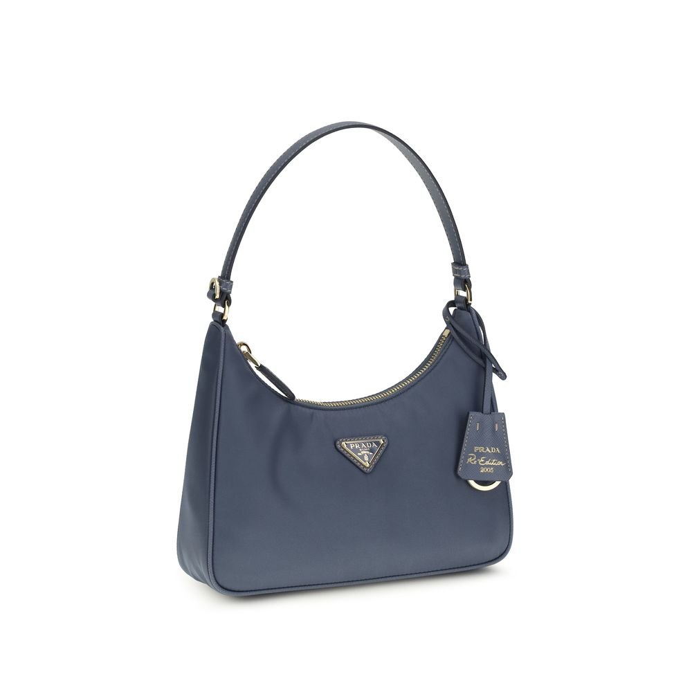 Blue Recycled Polyamide Shoulder Bag - TIZZIL