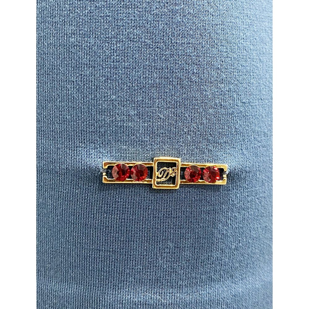 Blue Viscose Tank Tops - TIZZIL