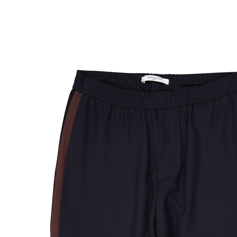 Blue Wool Pants - TIZZIL