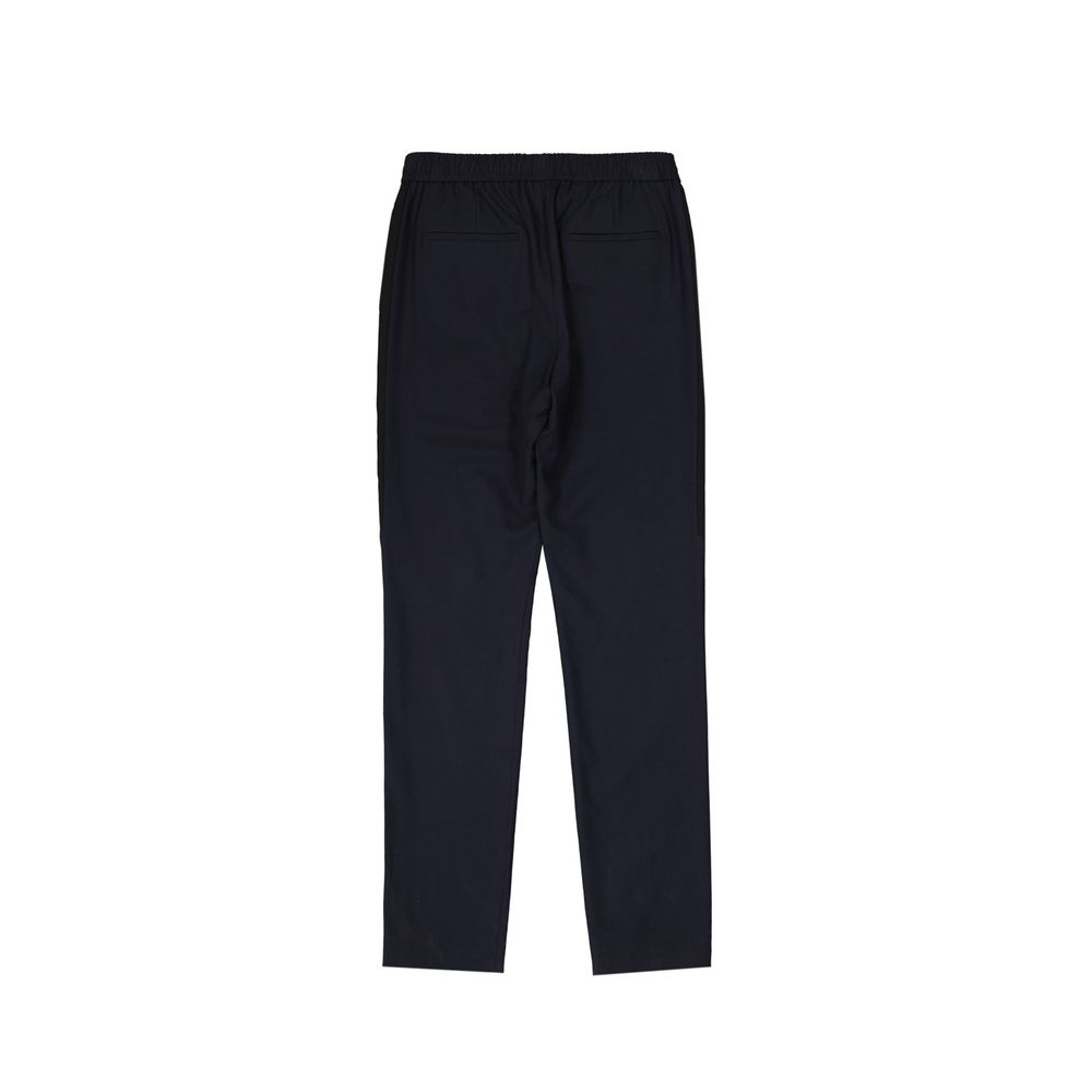 Blue Wool Pants - TIZZIL