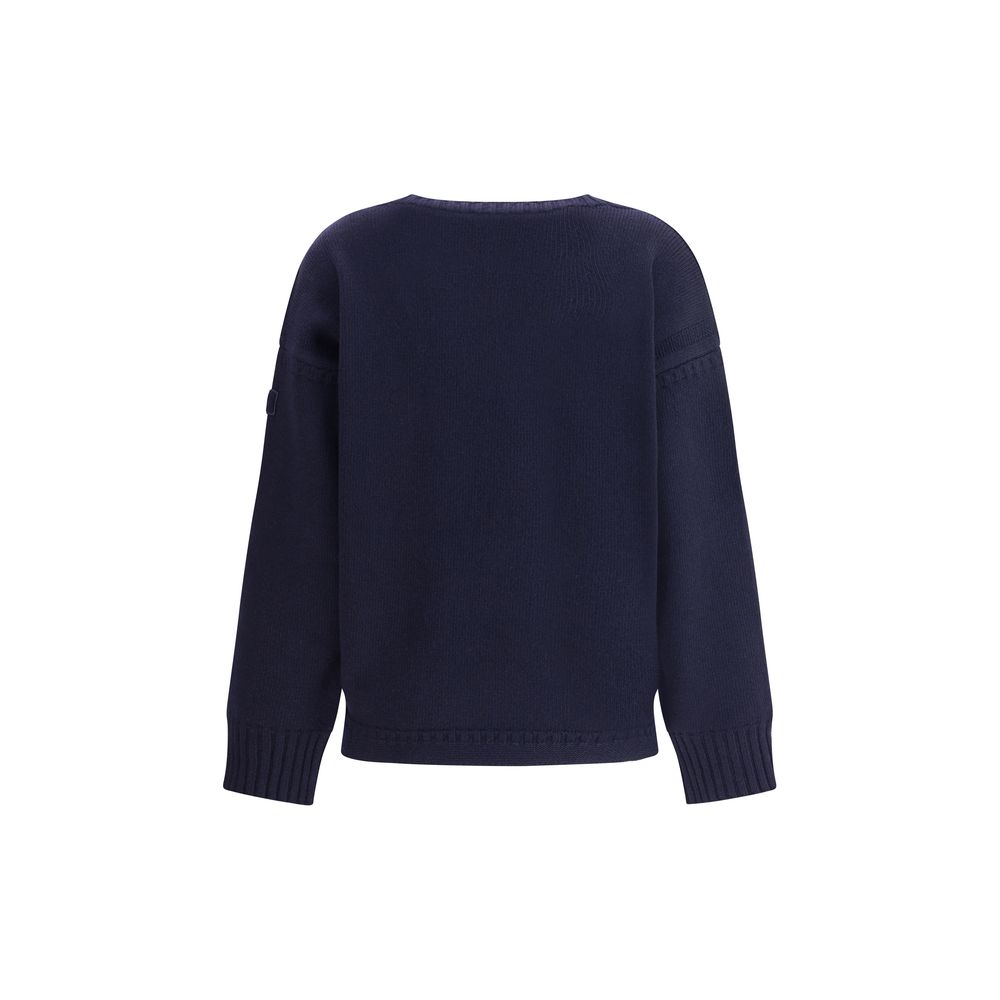 Blue Wool Sweatshirt - TIZZIL