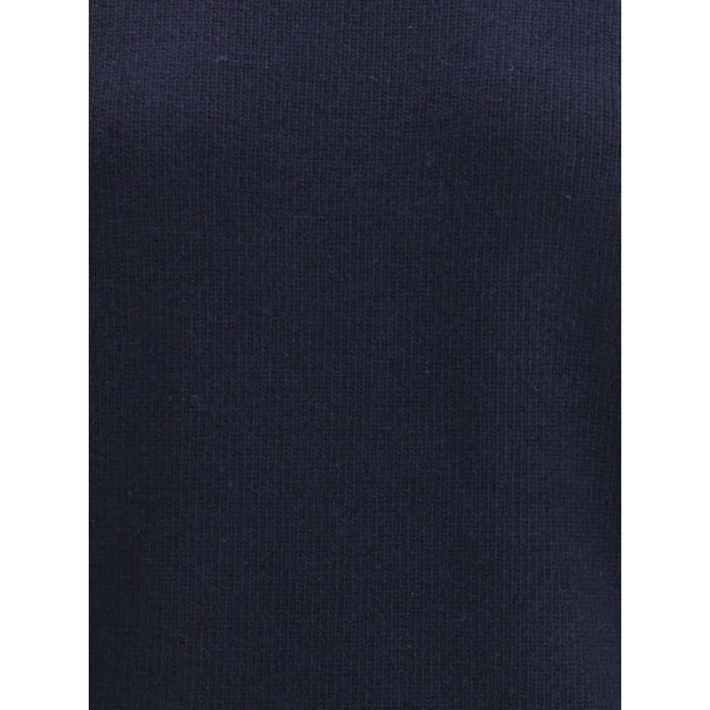 Blue Wool Sweatshirt - TIZZIL