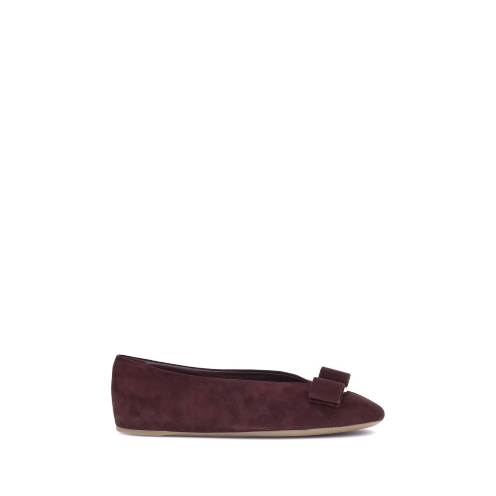 Bordeaux Goatskin Ballet Flats - TIZZIL