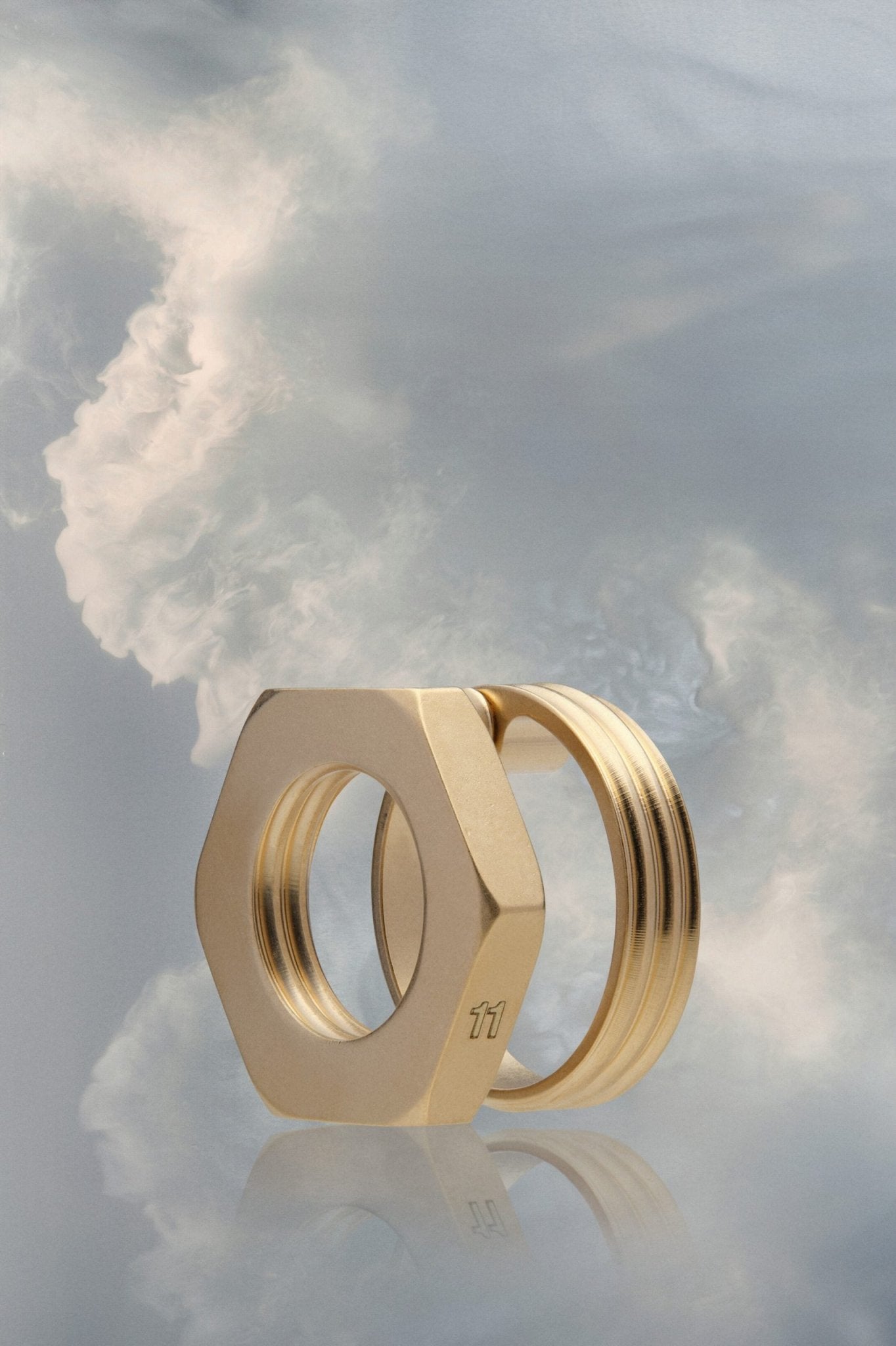 Bronze Fibres Earrings - TIZZIL