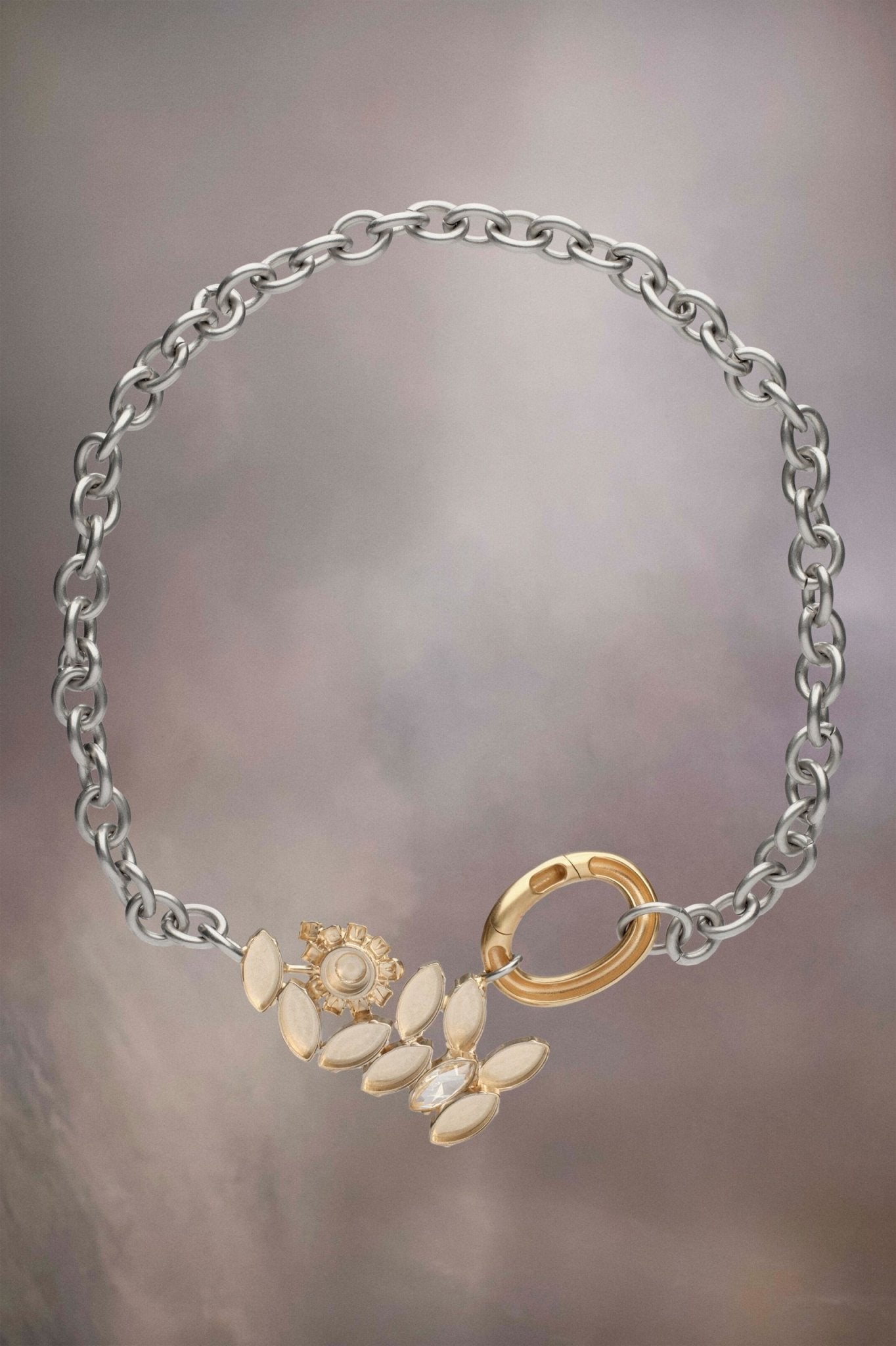 Bronze Fibres Necklace - TIZZIL