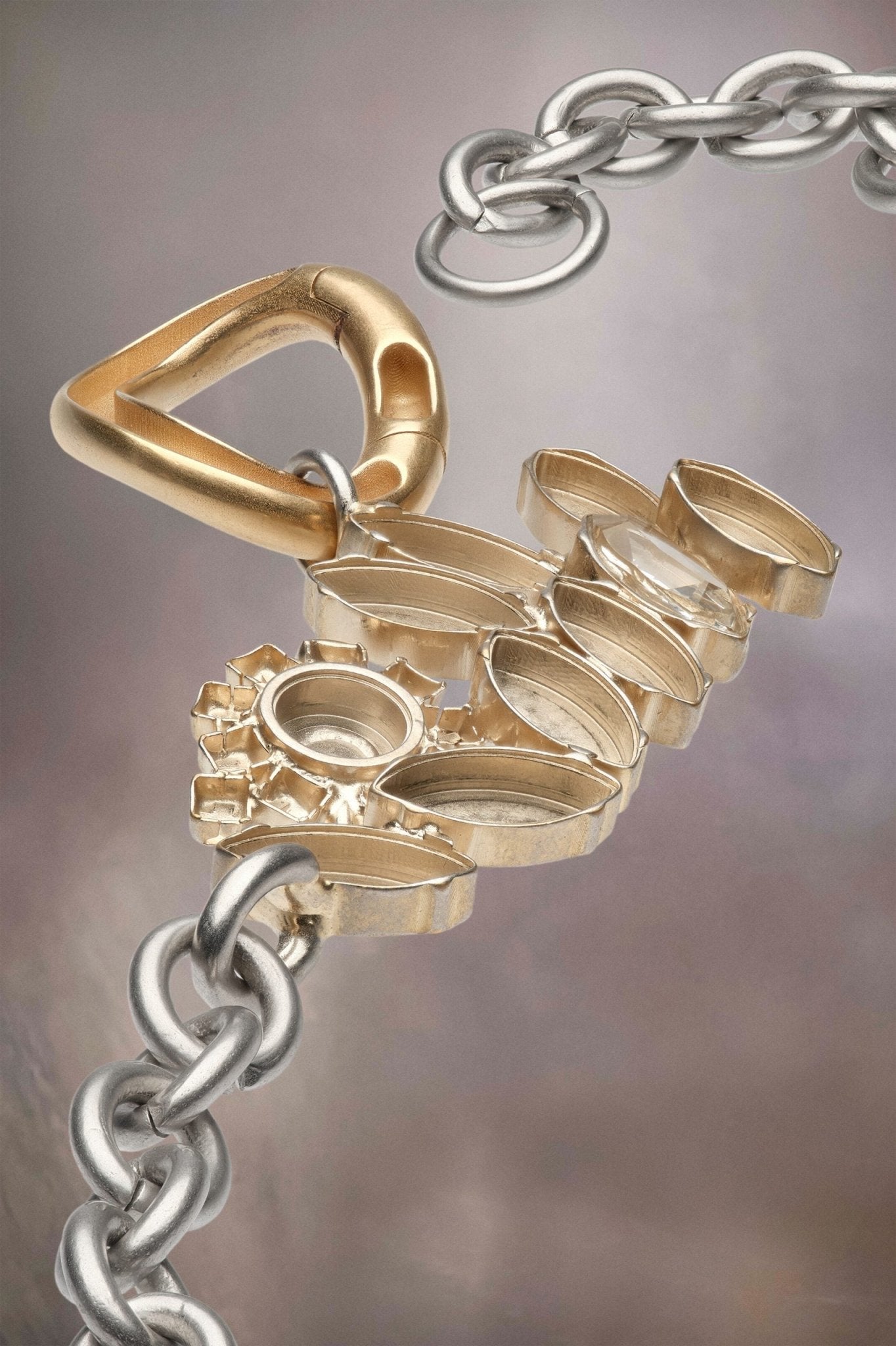 Bronze Fibres Necklace - TIZZIL