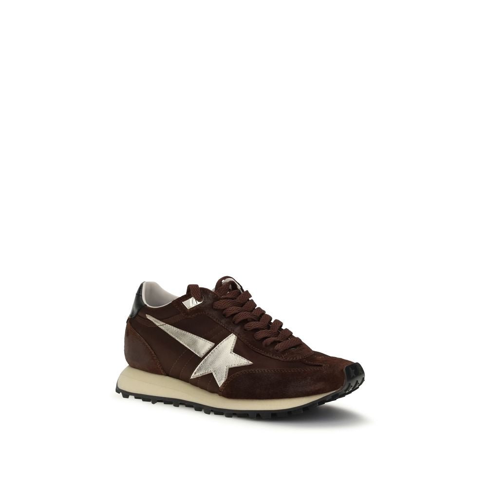 Brown Calf Leather Bos Taurus Athletic Sneakers - TIZZIL