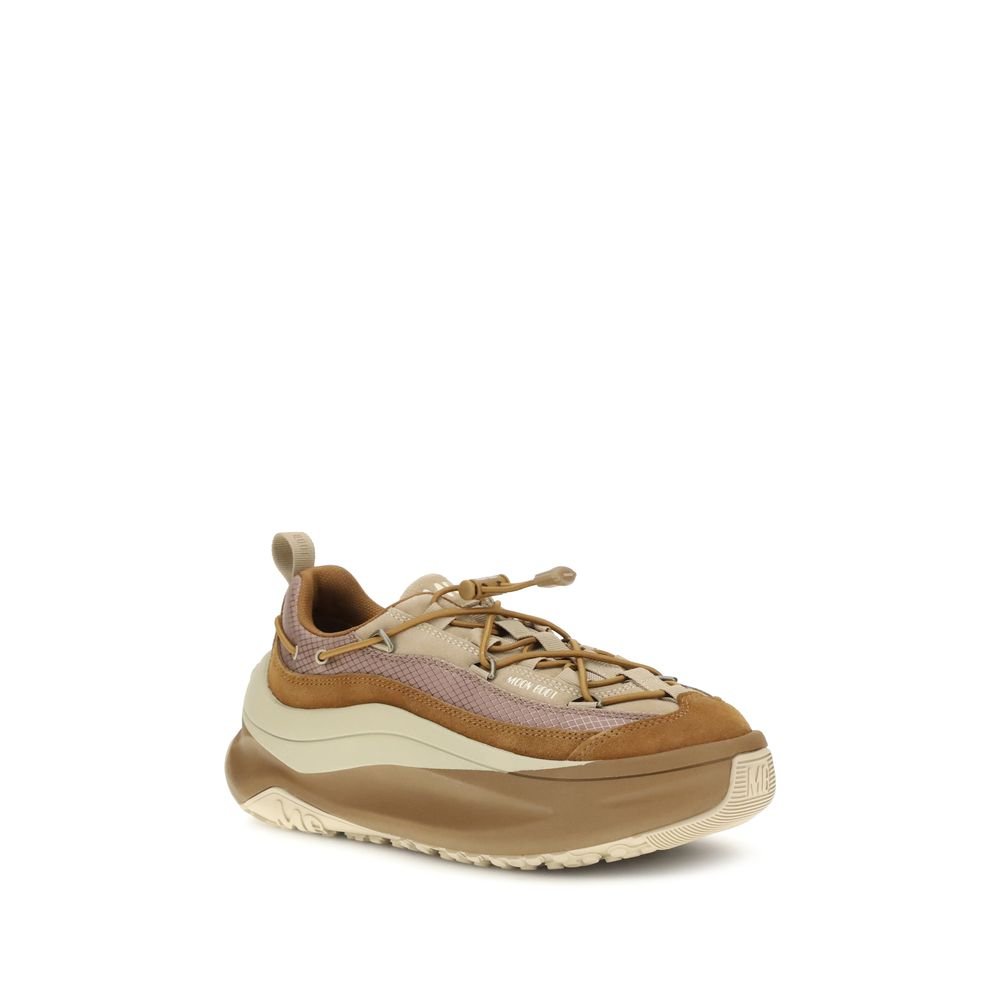 Brown Calf Leather Bos Taurus Athletic Sneakers - TIZZIL