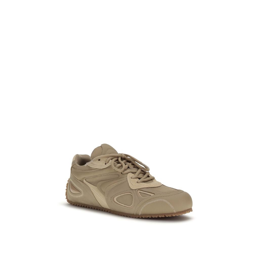 Brown Calf Leather Bos Taurus Low Top Sneakers - TIZZIL