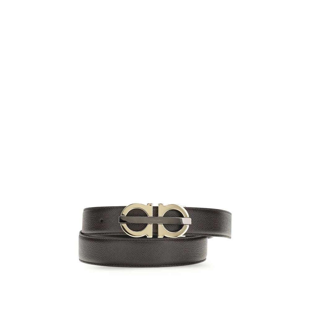 Brown Calf Leather Bos Taurus Regular Belt - TIZZIL