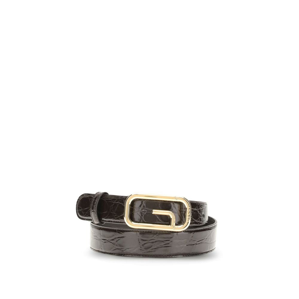 Brown Calf Leather Bos Taurus Regular Belt - TIZZIL