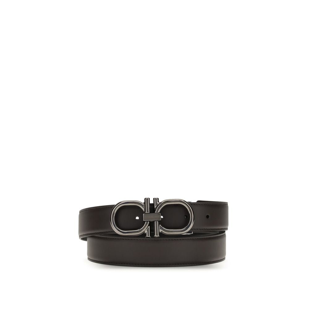 Brown Calf Leather Bos Taurus Regular Belt - TIZZIL