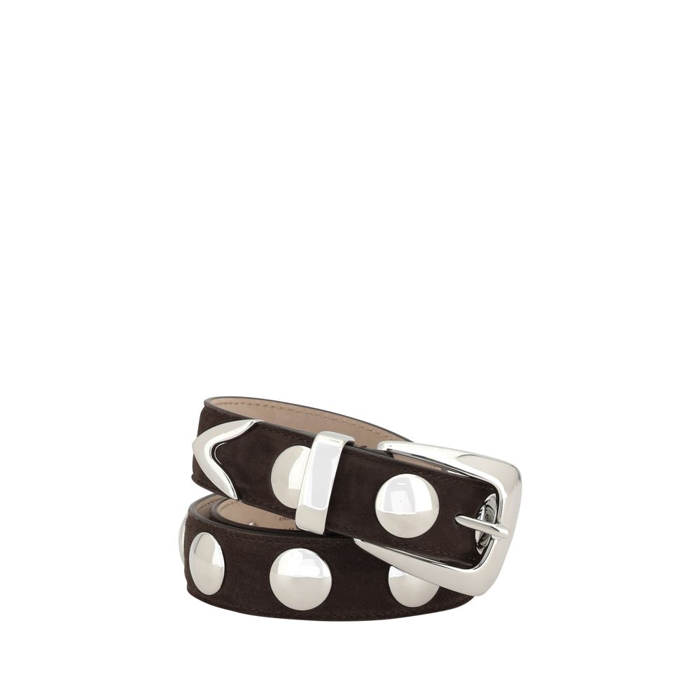 Brown Calf Leather Bos Taurus Regular Belt - TIZZIL