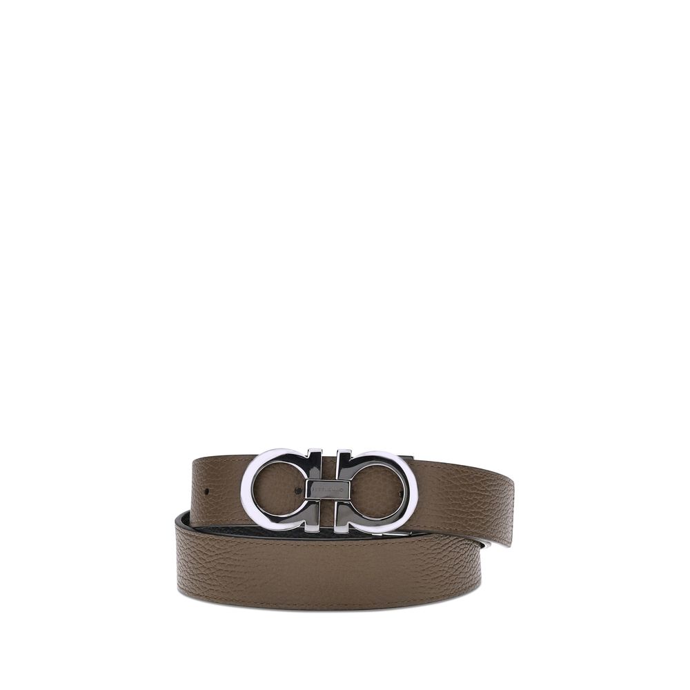 Brown Calf Leather Bos Taurus Regular Belt - TIZZIL