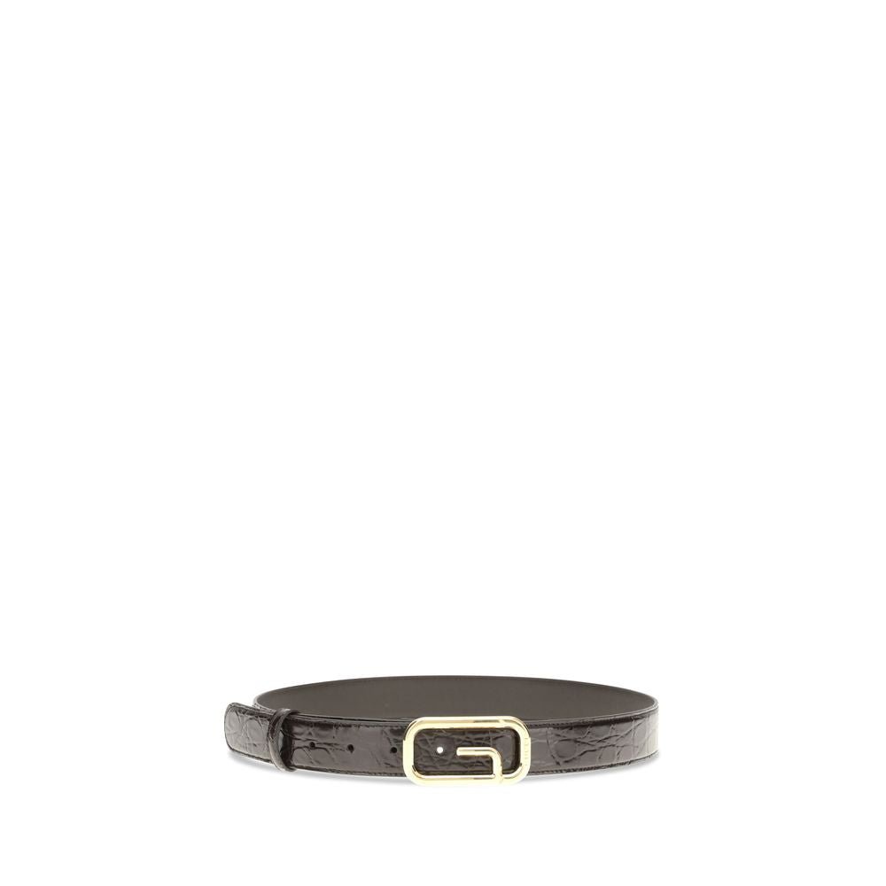 Brown Calf Leather Bos Taurus Regular Belt - TIZZIL