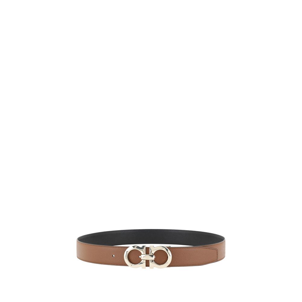 Brown Calf Leather Bos Taurus Regular Belt - TIZZIL