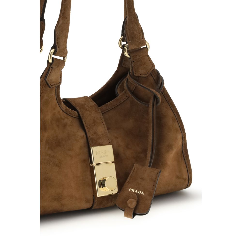 Brown Calf Leather Bos Taurus Shoulder Bag - TIZZIL
