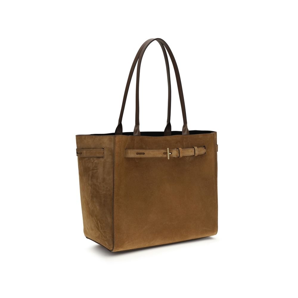 Brown Calf Leather Bos Taurus Shoulder Bag - TIZZIL