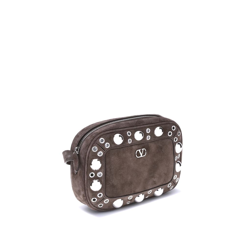 Brown Calf Leather Bos Taurus Shoulder Bag - TIZZIL