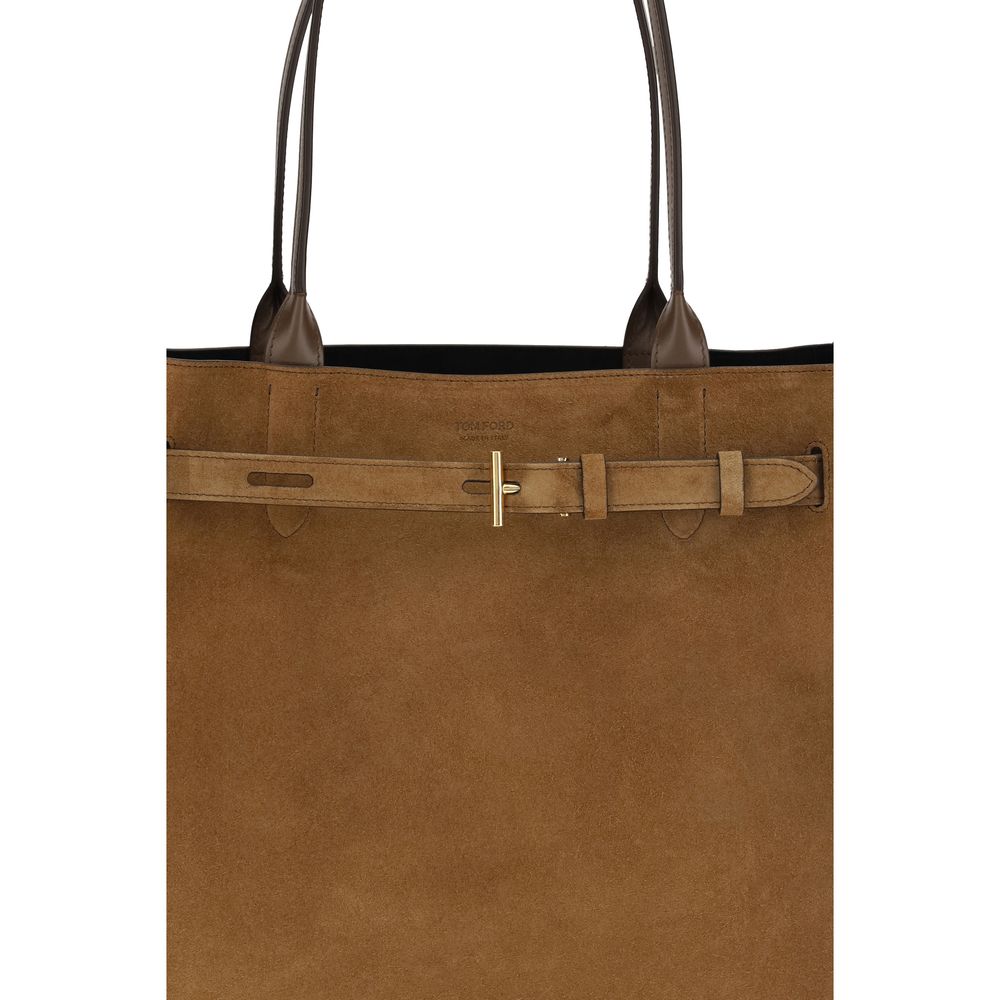 Brown Calf Leather Bos Taurus Shoulder Bag - TIZZIL
