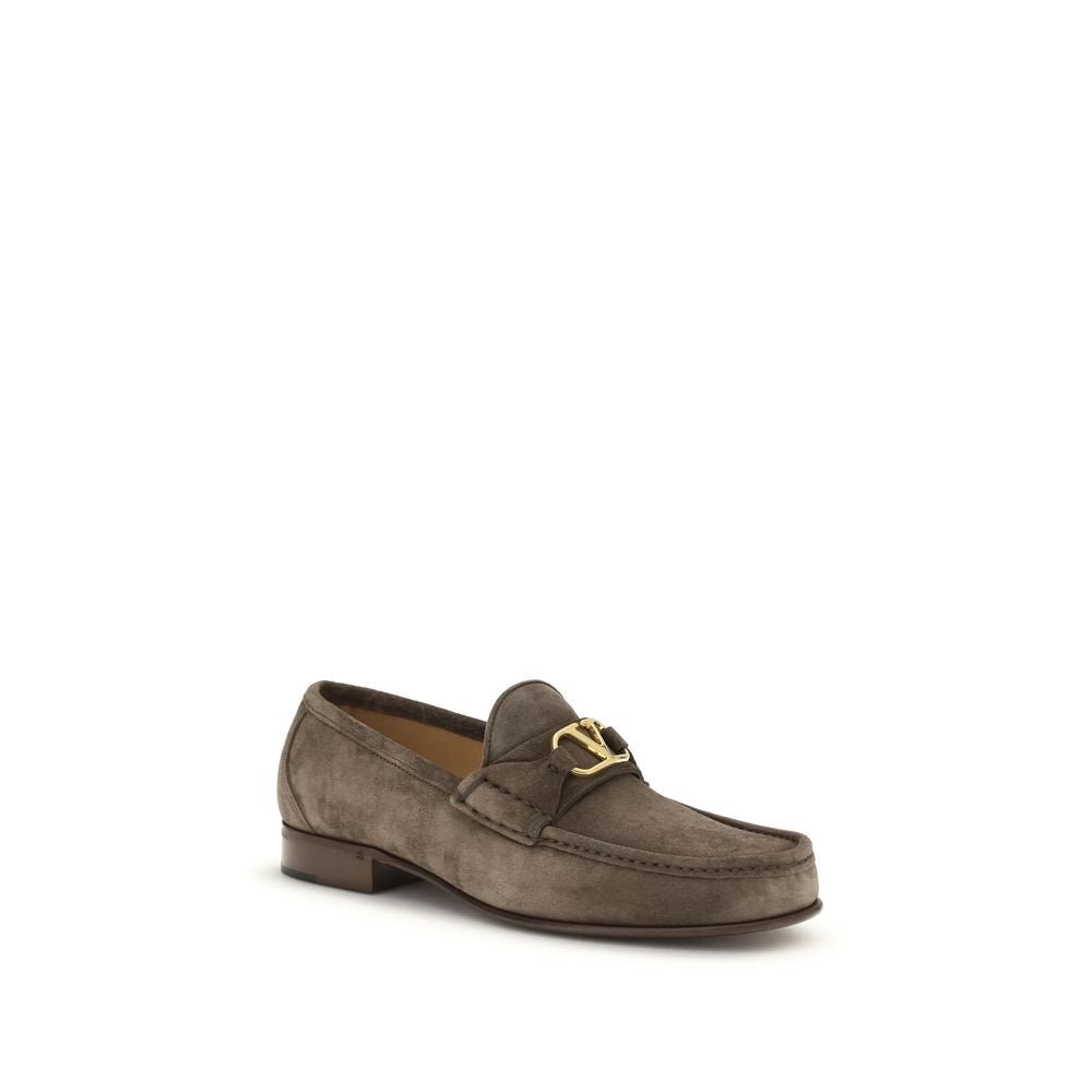 Brown Calf Leather Bos Taurus Slip - On Loafers - TIZZIL