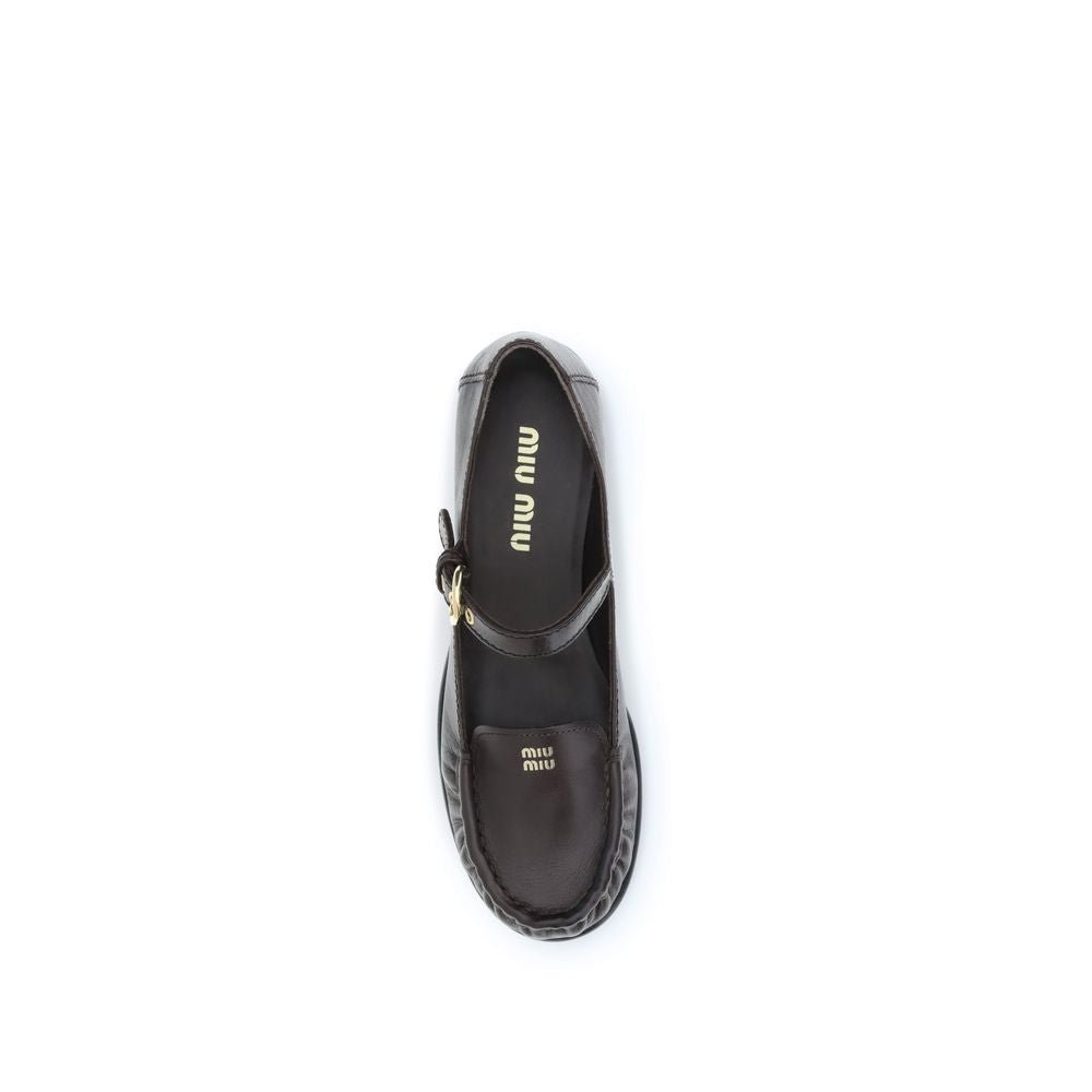 Brown Calf Leather Bos Taurus Slip - On Loafers - TIZZIL