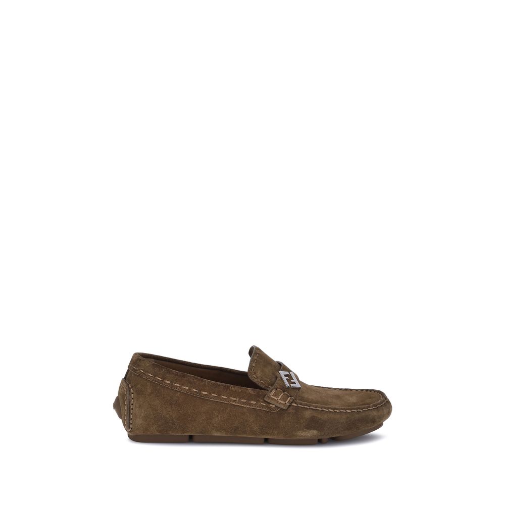 Brown Calf Leather Bos Taurus Slip - On Loafers - TIZZIL