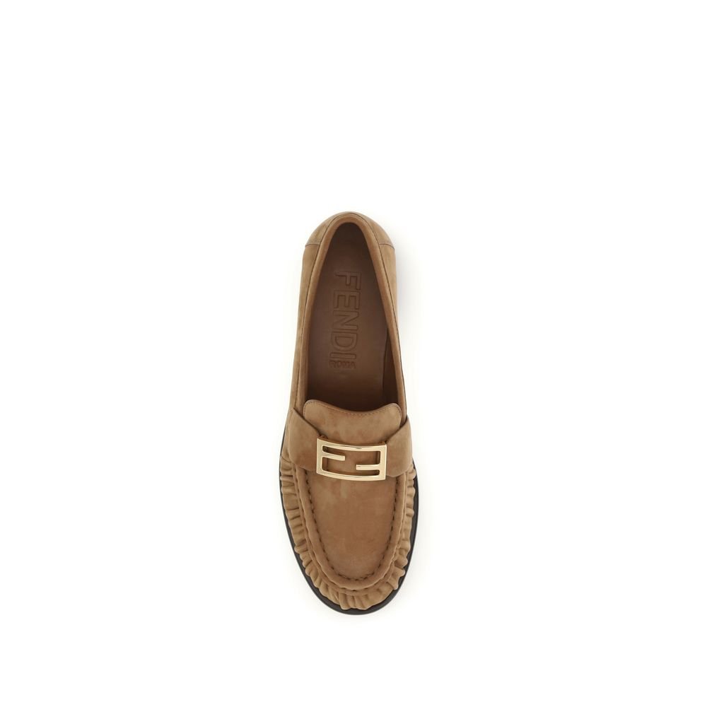 Brown Calf Leather Bos Taurus Slip - On Loafers - TIZZIL